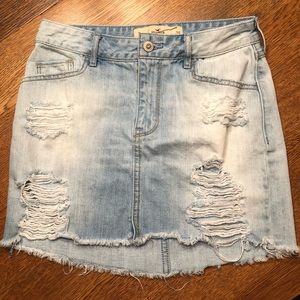 Hollister Distressed Mini Skirt